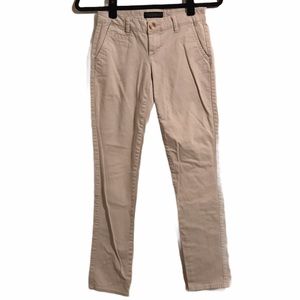 Aeropostale - Beige Skinny Twill Pants EXCELLENT - Sz 00 - Discounted Shipping!